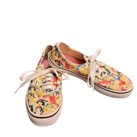 Vans Disney Princesses Snow White Little Mermaid Belle Jasmine Cinderella Shoes - Picture 12 of 12